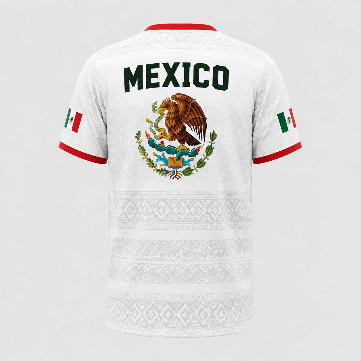 2026 Mexico White Retro Pyramid Jersey