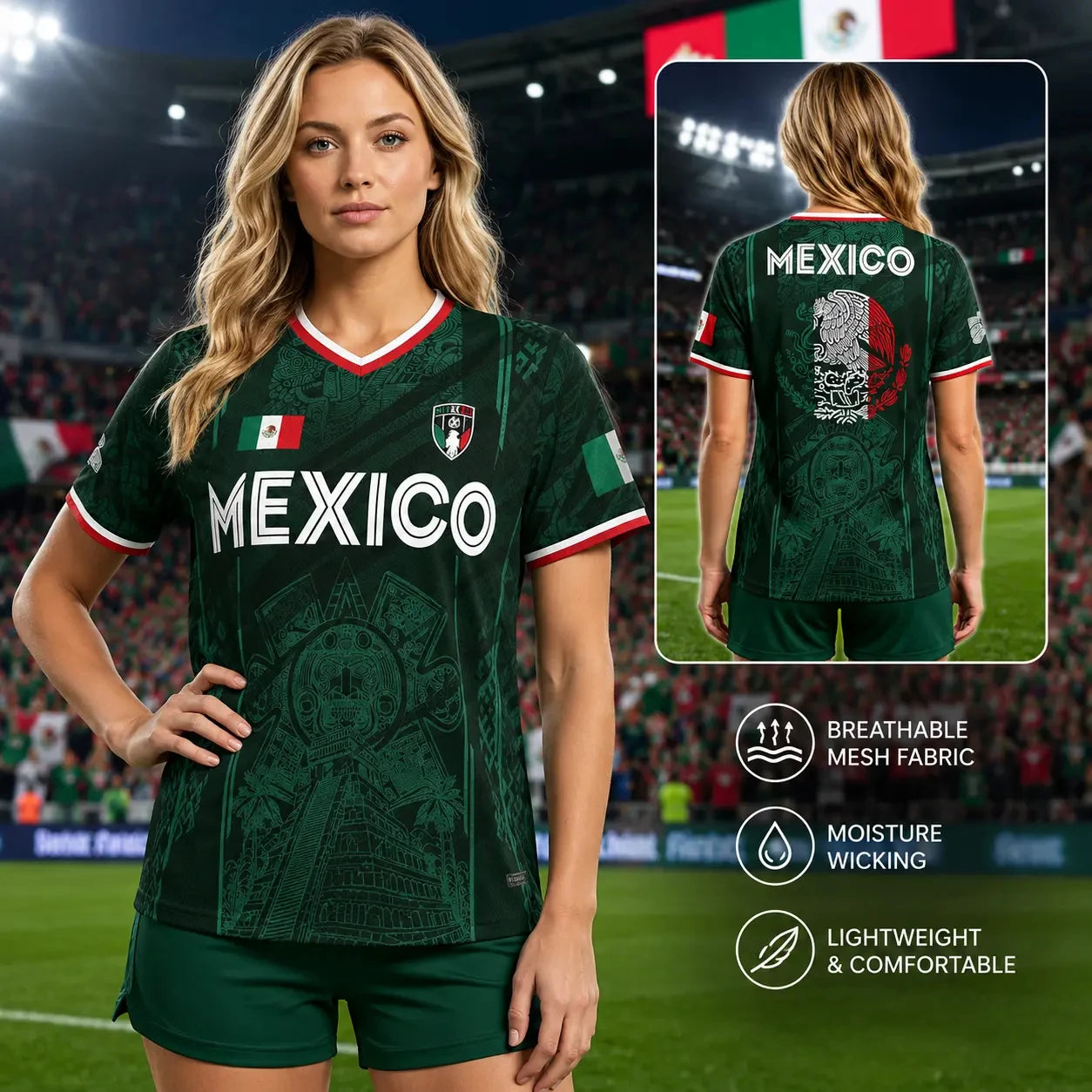 2026 Mexico Retro Pyramid Jersey
