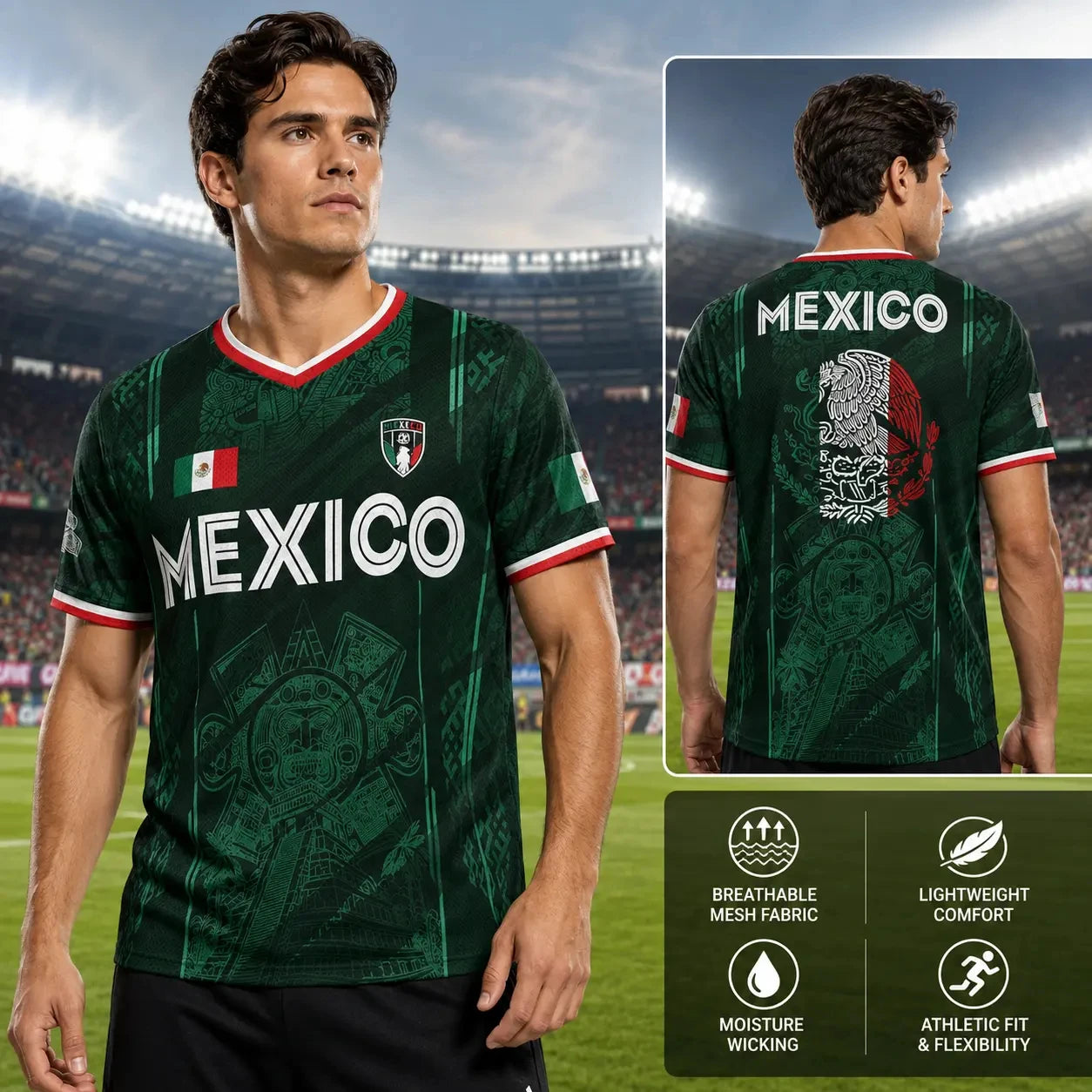 2026 Mexico Retro Pyramid Jersey