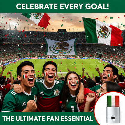 Mexico Flag Face Paint Stick