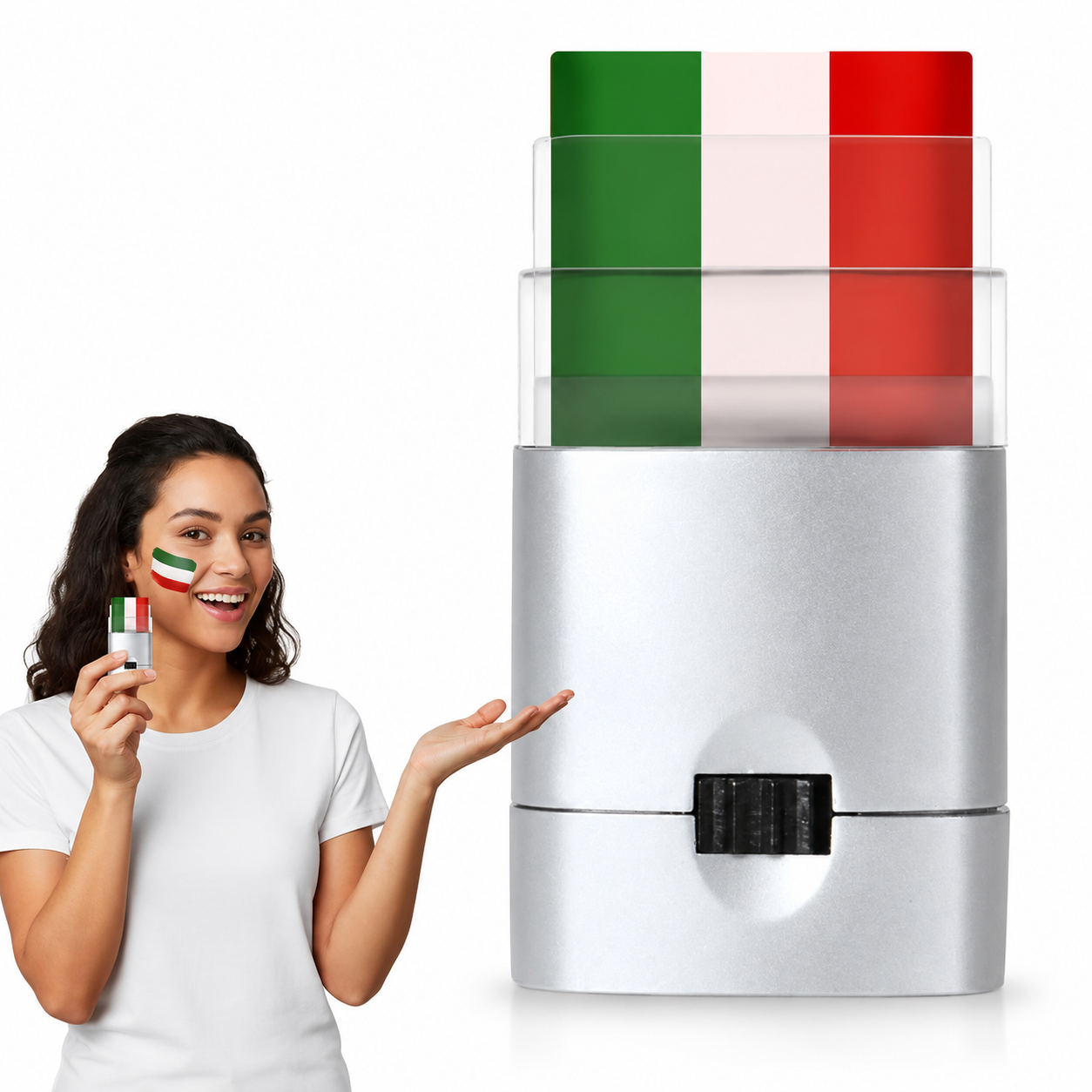 Mexico Flag Face Paint Stick