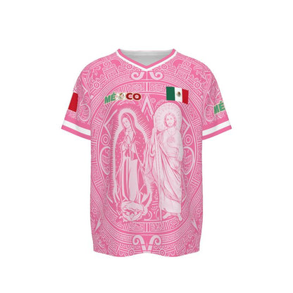 2026 Mexico Pink Retro Pyramid Jersey