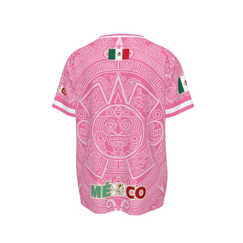 2026 Mexico Pink Retro Pyramid Jersey