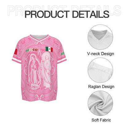 2026 Mexico Pink Retro Pyramid Jersey